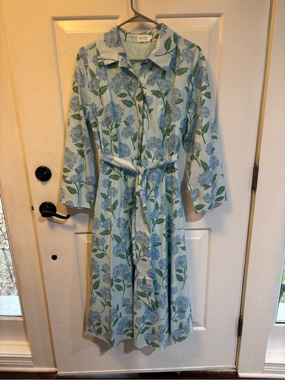 Blue Floral Shop the Mint Dress with Tie Belt